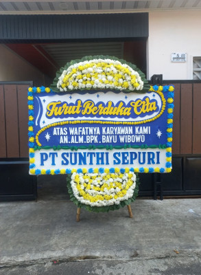 Papan Bunga Duka di Buduran