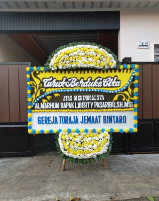 Papan Bunga Duka di Buduran